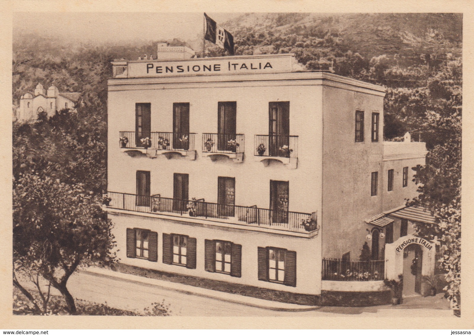 AK - Italien - Capri - Pension Italia 1959 - Napoli (Neapel)