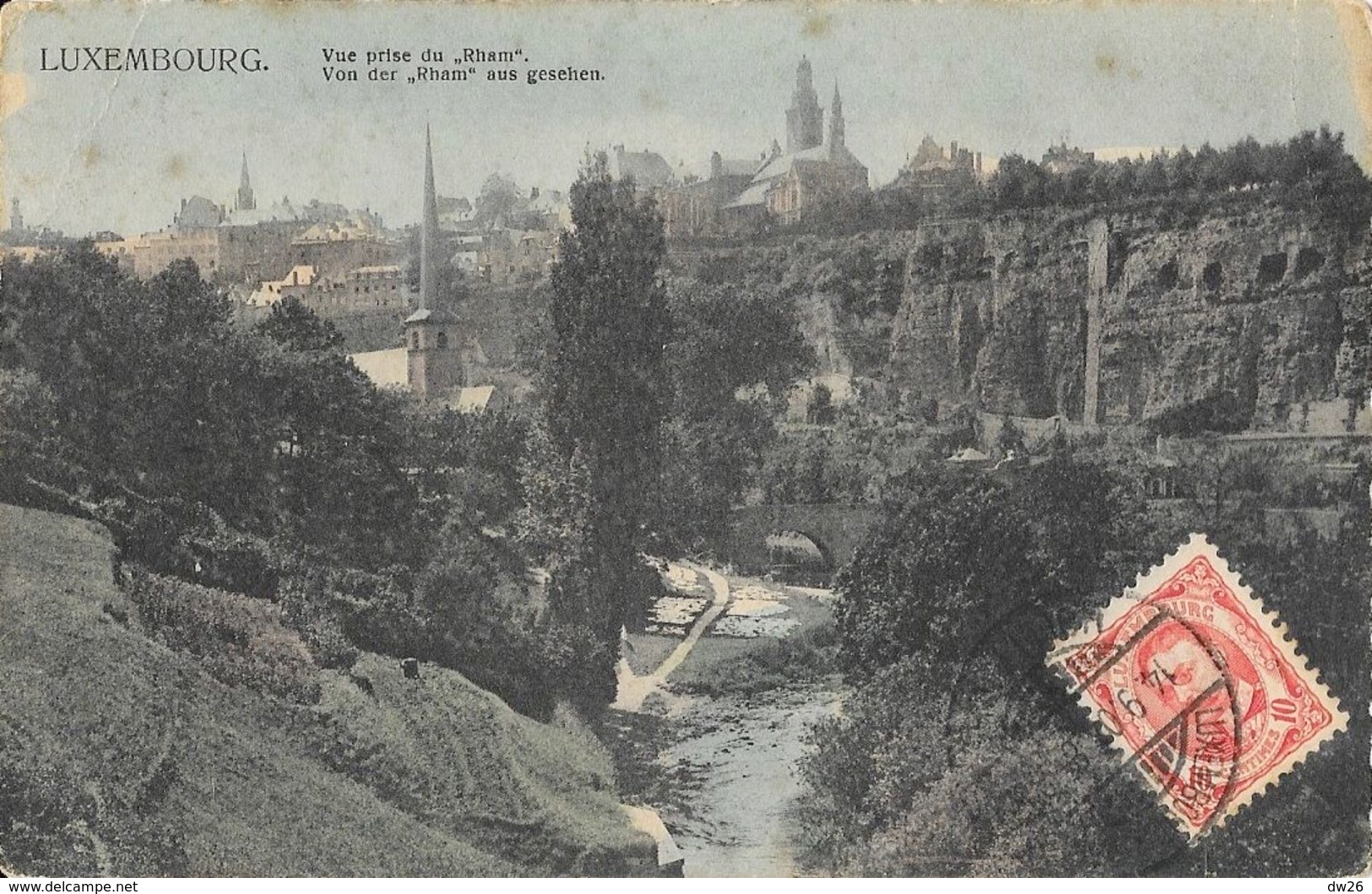 Luxembourg - Vue Prise Du Rham (Von Der Rham Aus Gesehen) - P.C. Schoren - Luxemburg - Stadt