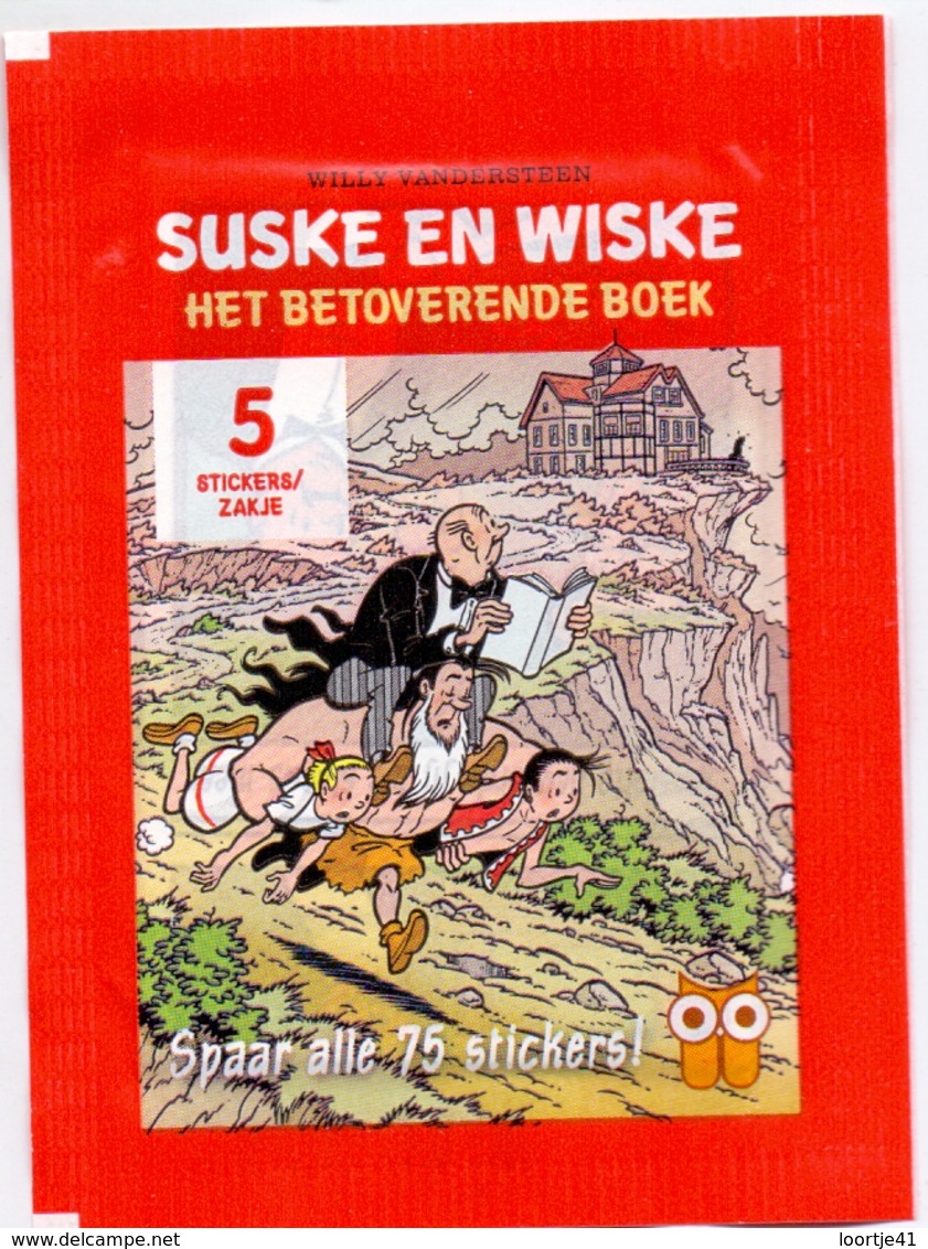 Stickers Zelfklevers Zakje Met 5 Stuks - Strips - Album Suske & Wiske - Het Betoverende Boek - - Other & Unclassified