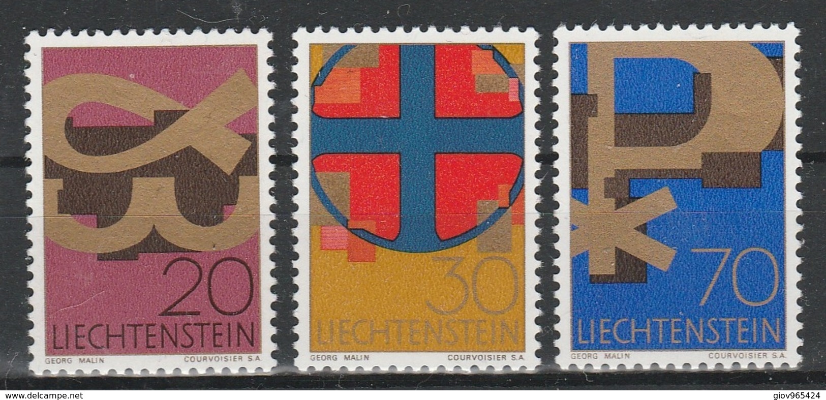 LIECHTENSTEIN  Xx  1967     MI 482-84   -  Postfrisch   -  Vedi  Foto ! - Nuovi