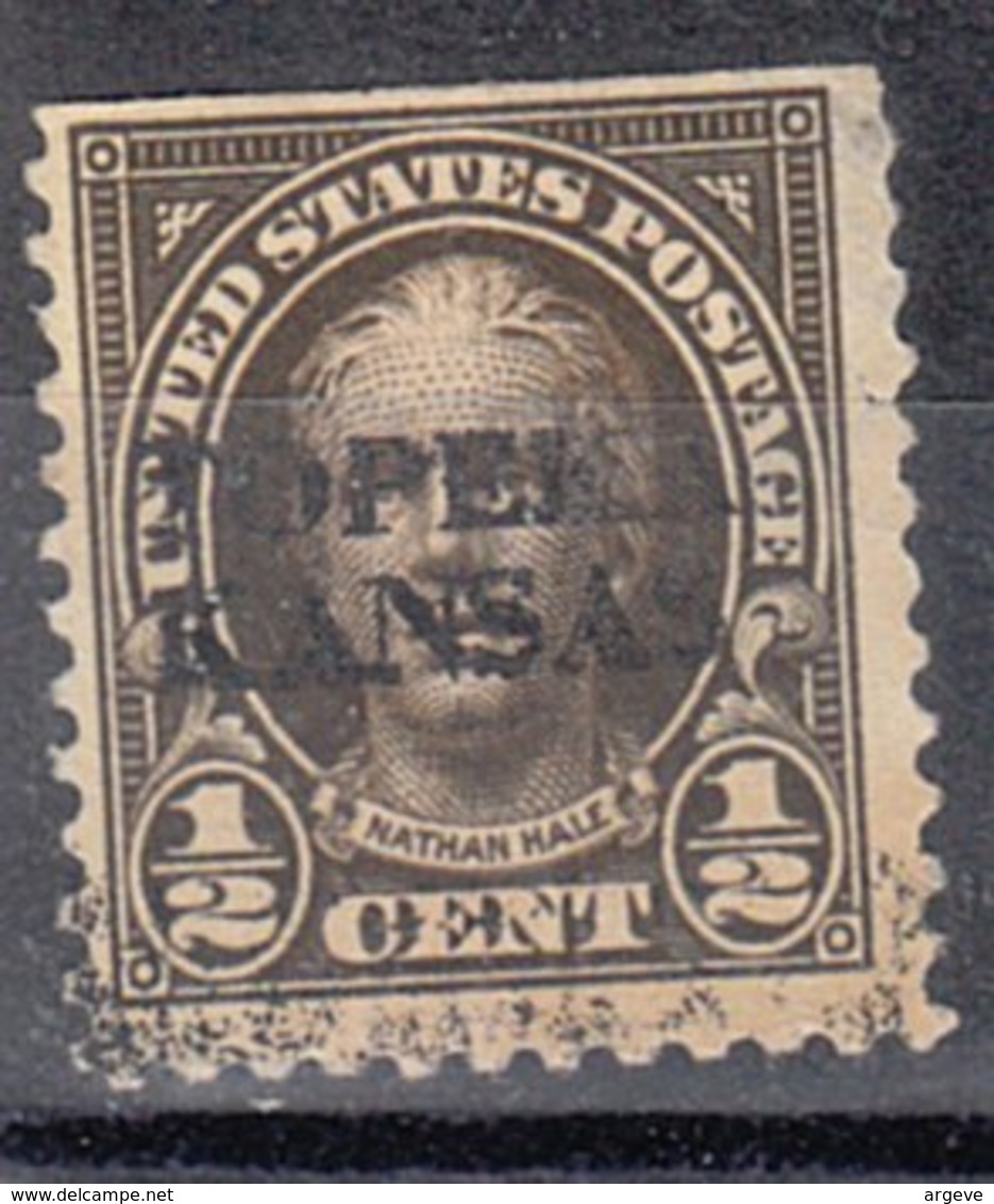 USA Precancel Vorausentwertung Preo, Locals Kansas, Topeka 551-L-5 TS, Var 2, Stamp Thin - Vorausentwertungen