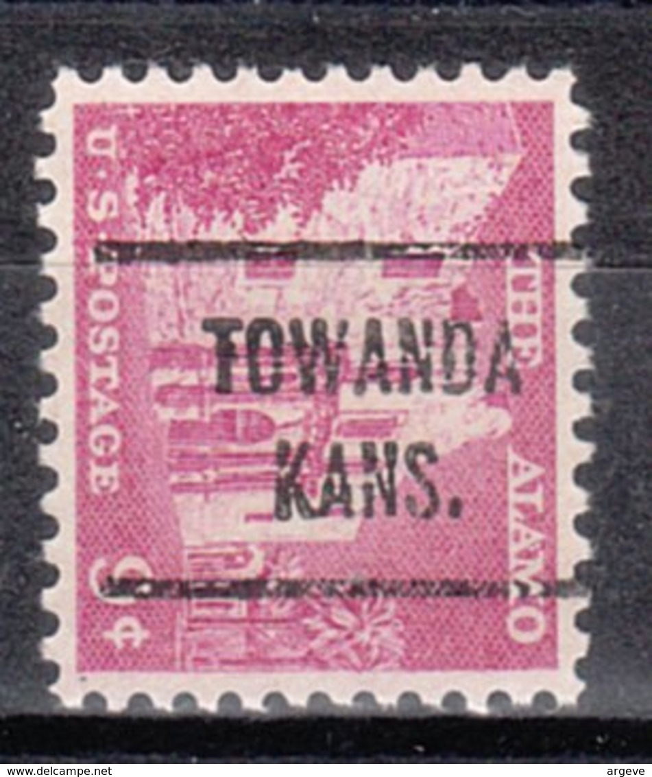 USA Precancel Vorausentwertung Preo, Locals Kansas, Towanda 721 - Preobliterati