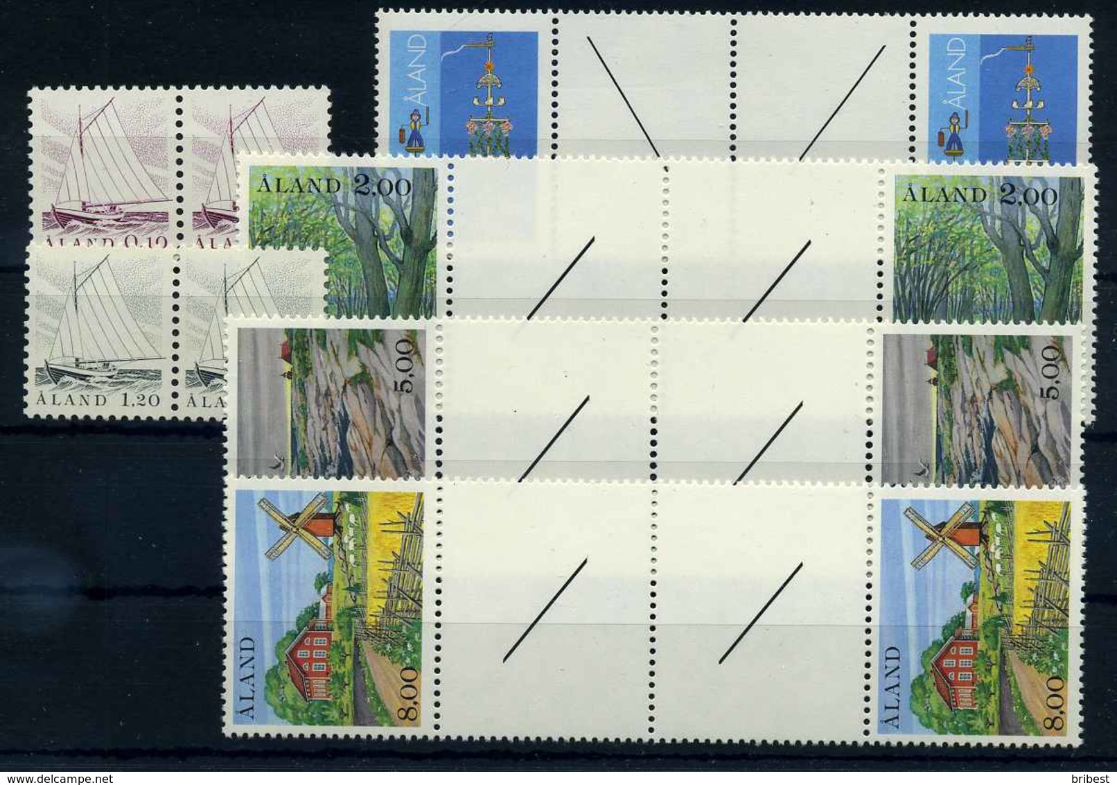 ALAND 1985 Nr 8-13 Postfrisch (104573) - Ålandinseln