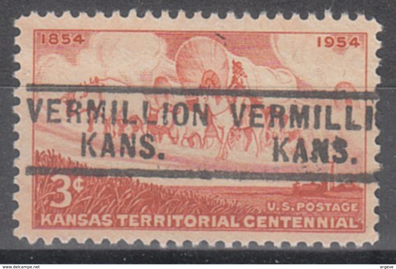 USA Precancel Vorausentwertung Preo, Locals Kansas, Vermillion 729 - Vorausentwertungen