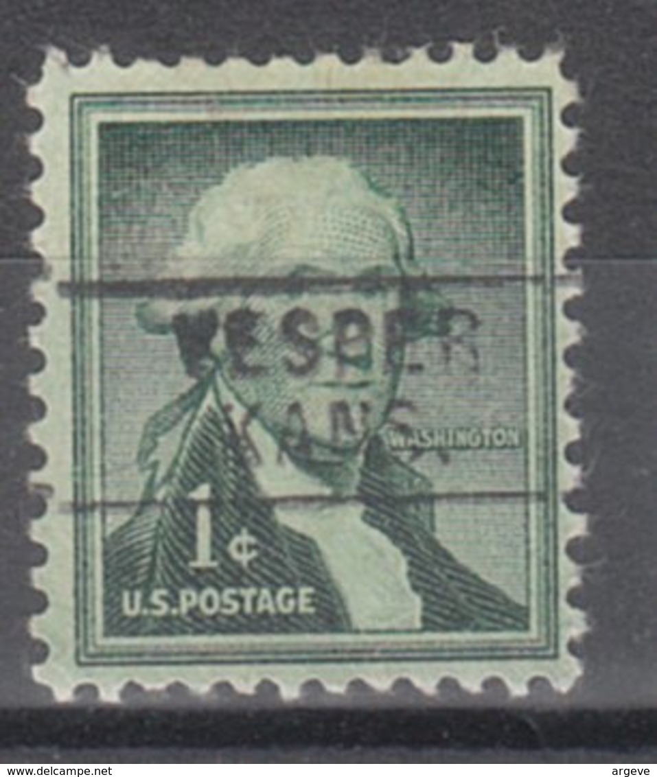 USA Precancel Vorausentwertung Preo, Locals Kansas, Vesper 745 - Precancels