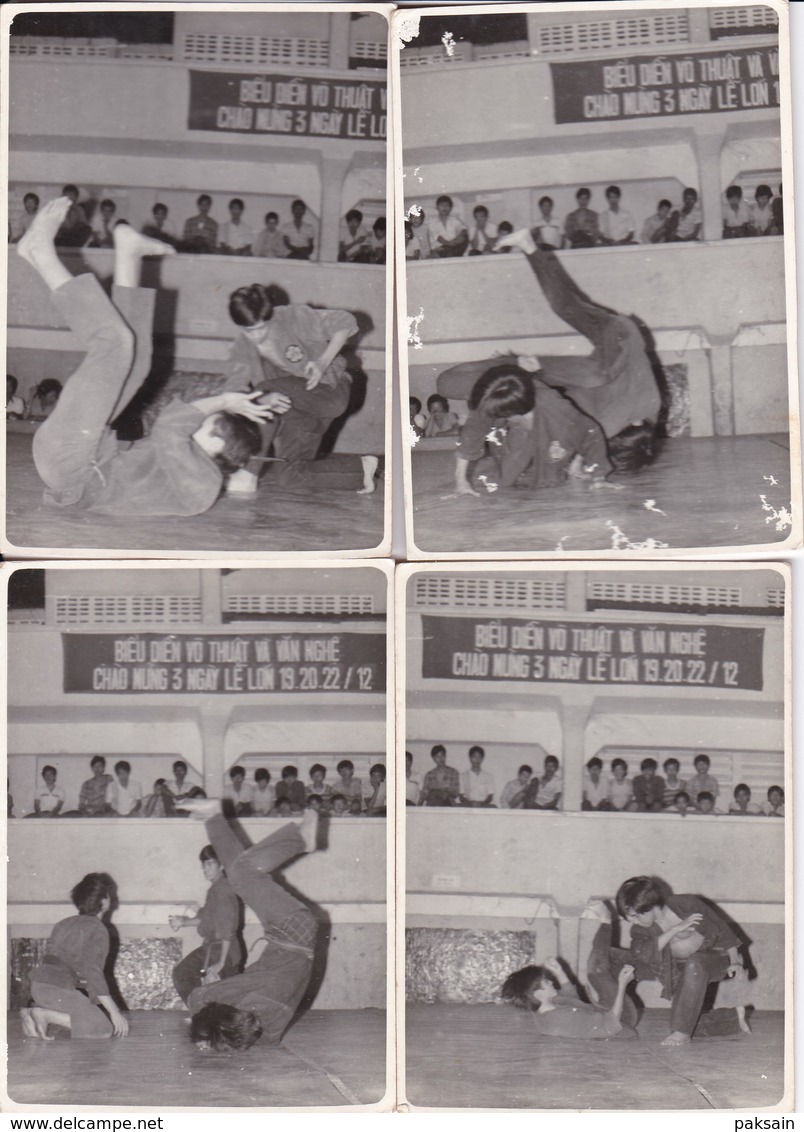 Saïgon - 33 Photographies Sur L'AIKIDO Ou JIU JITSU Au VIETNAM 1960 Judo Kung-fu Karaté Art Martiaux Boxe INDOCHINE Asie - Artes Marciales