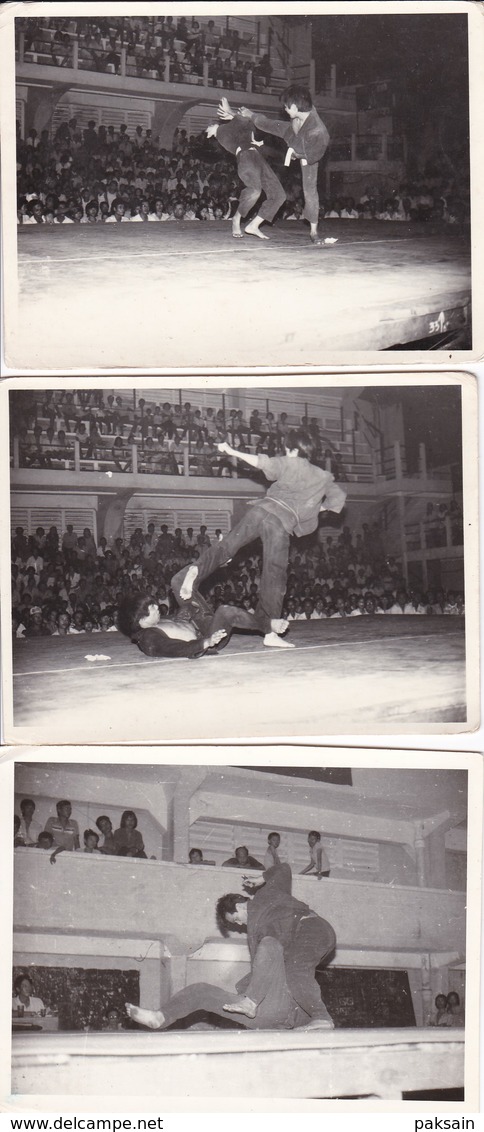 Saïgon - 33 Photographies Sur L'AIKIDO Ou JIU JITSU Au VIETNAM 1960 Judo Kung-fu Karaté Art Martiaux Boxe INDOCHINE Asie - Arti Marziali