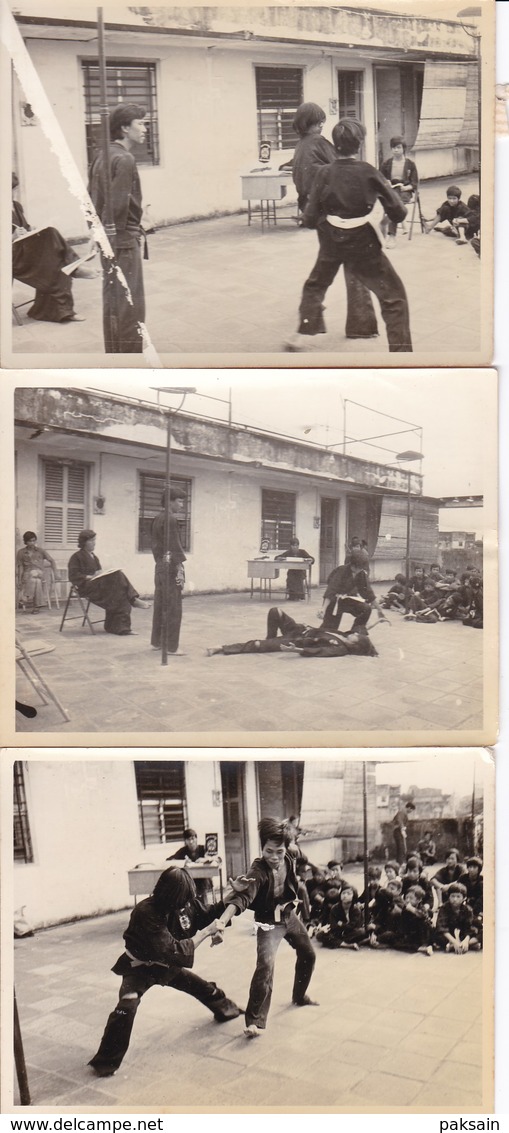 18 Photographies Sur Le JIU JITSU Au VIETNAM à SAÏGON 1960 Judo Kung-fu Karaté Art Martiaux Boxe INDOCHINE Asie - Martial