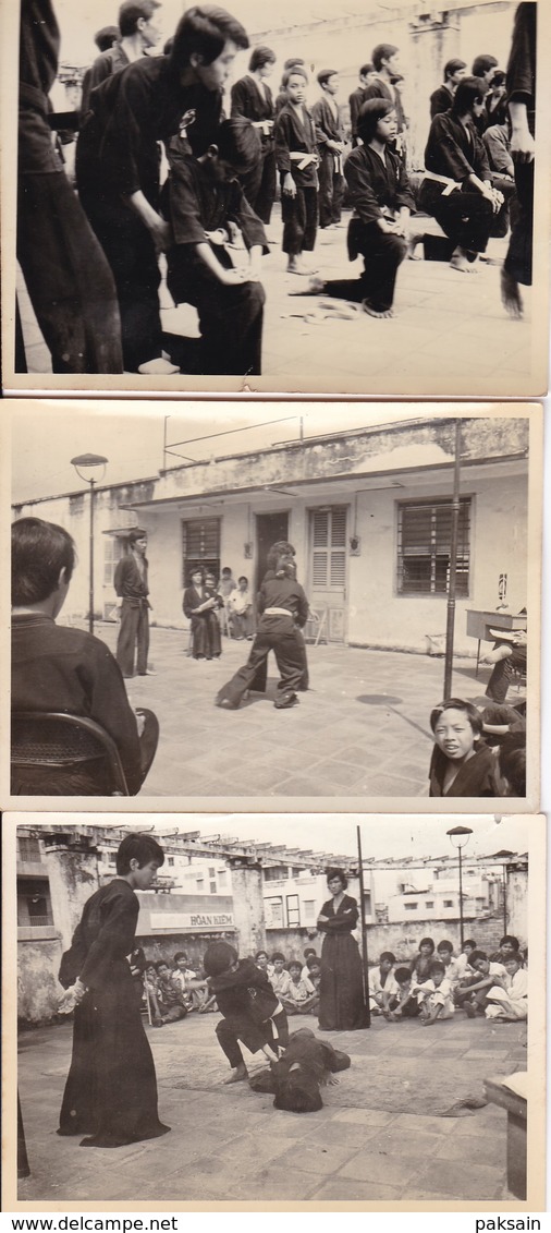 18 Photographies Sur Le JIU JITSU Au VIETNAM à SAÏGON 1960 Judo Kung-fu Karaté Art Martiaux Boxe INDOCHINE Asie - Arti Marziali