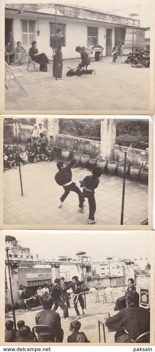 18 Photographies Sur Le JIU JITSU Au VIETNAM à SAÏGON 1960 Judo Kung-fu Karaté Art Martiaux Boxe INDOCHINE Asie - Arti Marziali