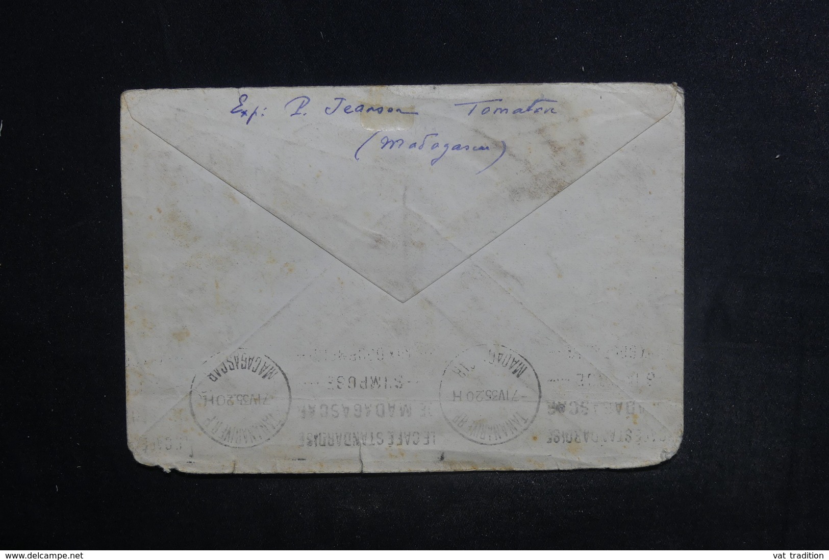 MADAGASCAR - Enveloppe De Tamatave Pour La France En 1938, Affranchissement Plaisant, Cachet Par Avion - L 38437 - Brieven En Documenten