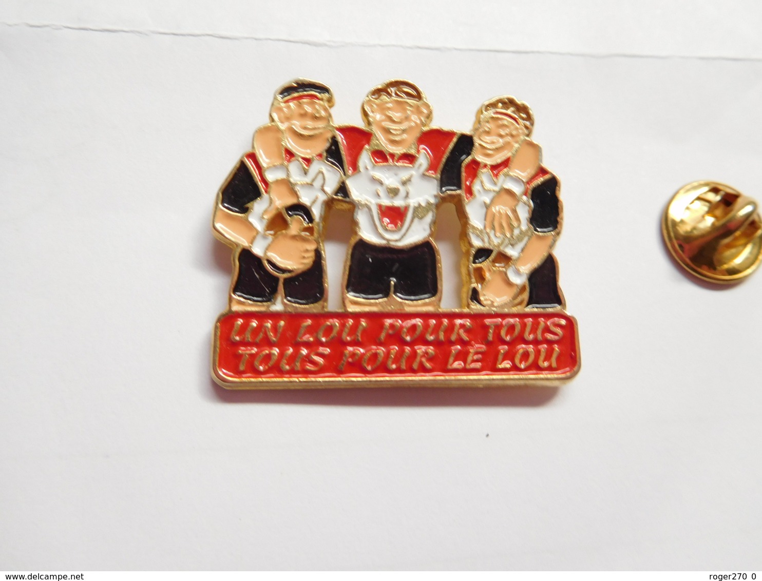 Beau Pin's En Relief , Rugby , Un LOU Pour Tous , Tous Pour Le LOU , Lyon Olympique Universitaire Rugby - Rugby