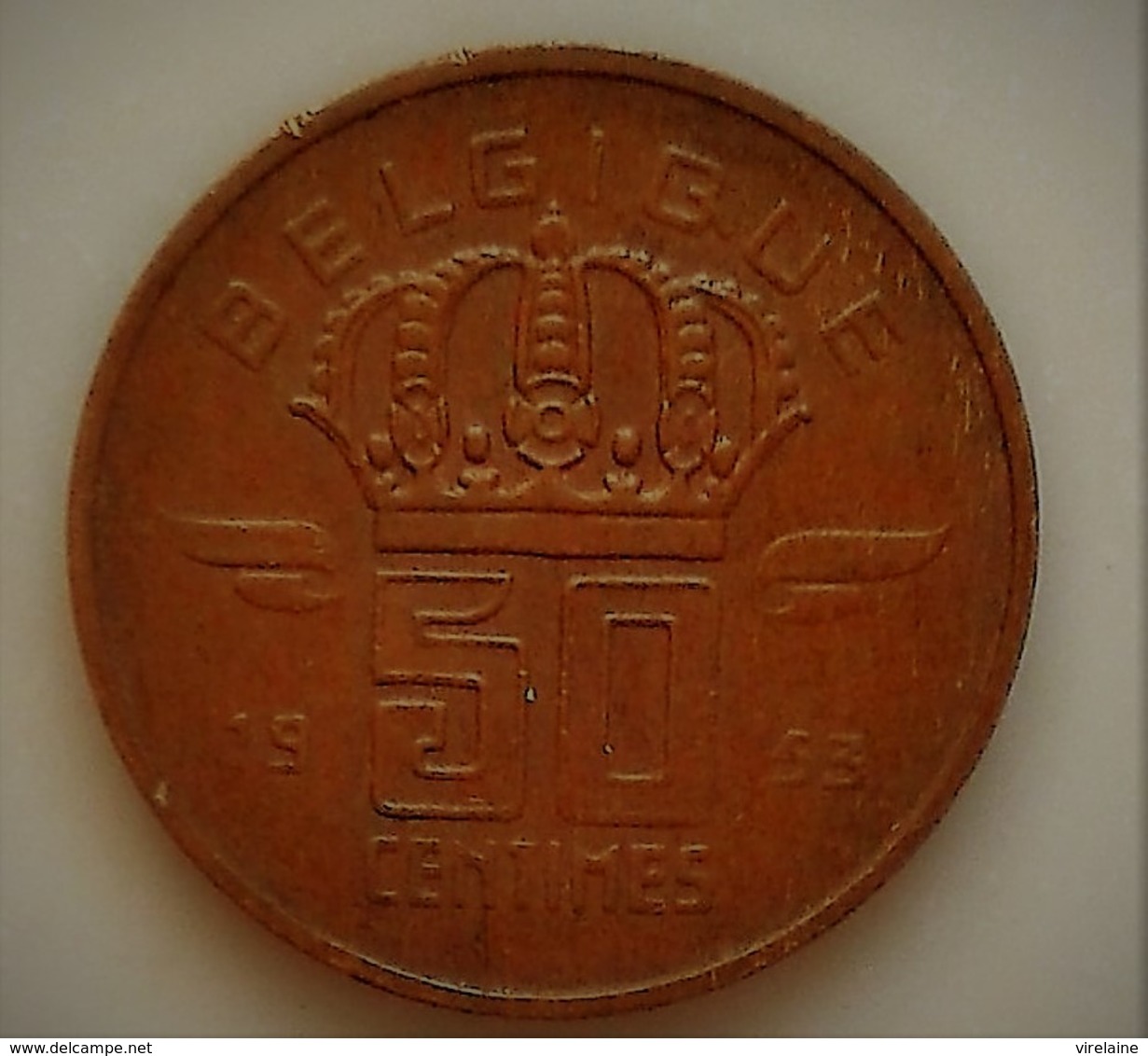 BELGIQUE 50 CENTIMES 1953      (B12 02) - 50 Cents