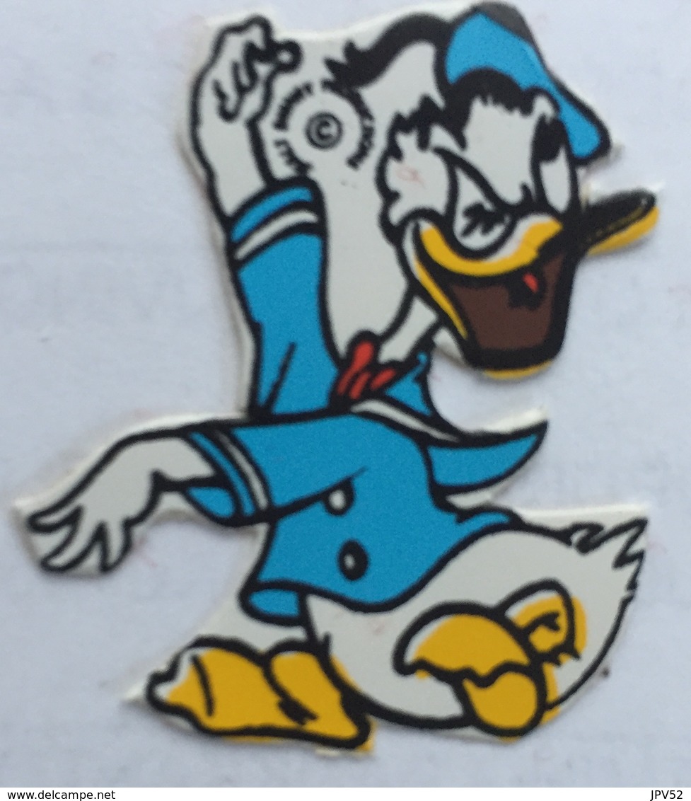 (1) Sticker - Autocollant -  Micky Mouse & Donald Duck - Other & Unclassified