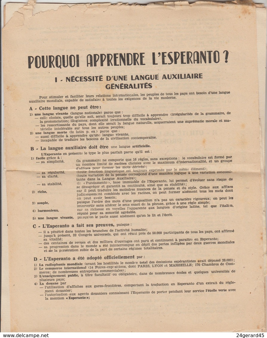 10 REVUES "LA FERVOJISTO" BULLETIN ESPERANTO ASSOS. FRANCAISE CHEMINOTS - N° 196,197,201,2,205,6,210,1,220 + N° HEROLDO