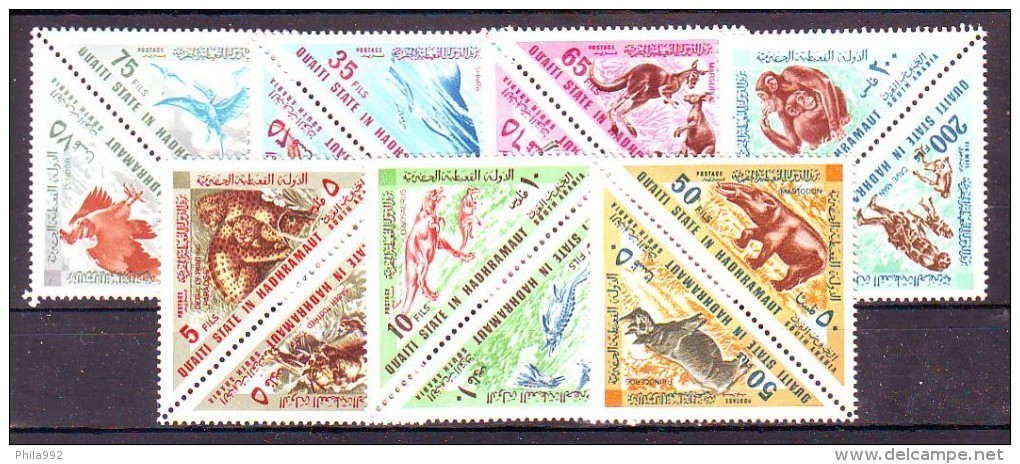 South Arabia Fauna Animals Mi No 177-90 MNH - Sonstige - Asien