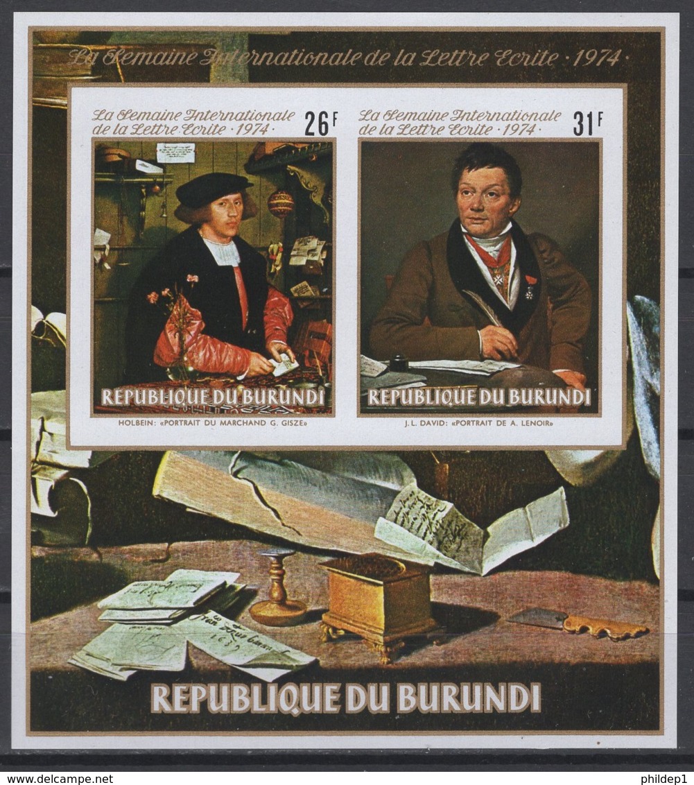 1974. Rép. Du Burundi. COB N° BL79 A **, MNH. Cote 2018 : 4 € - Neufs