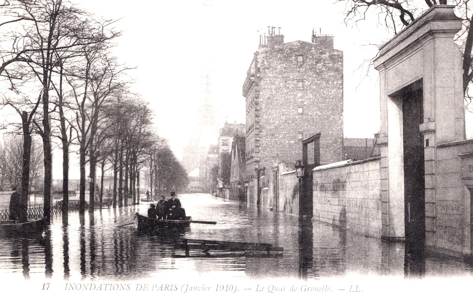 INONDATIONS CRUE  - LE QUAI DE GRENELLE     - Bb-1063 - La Crecida Del Sena De 1910