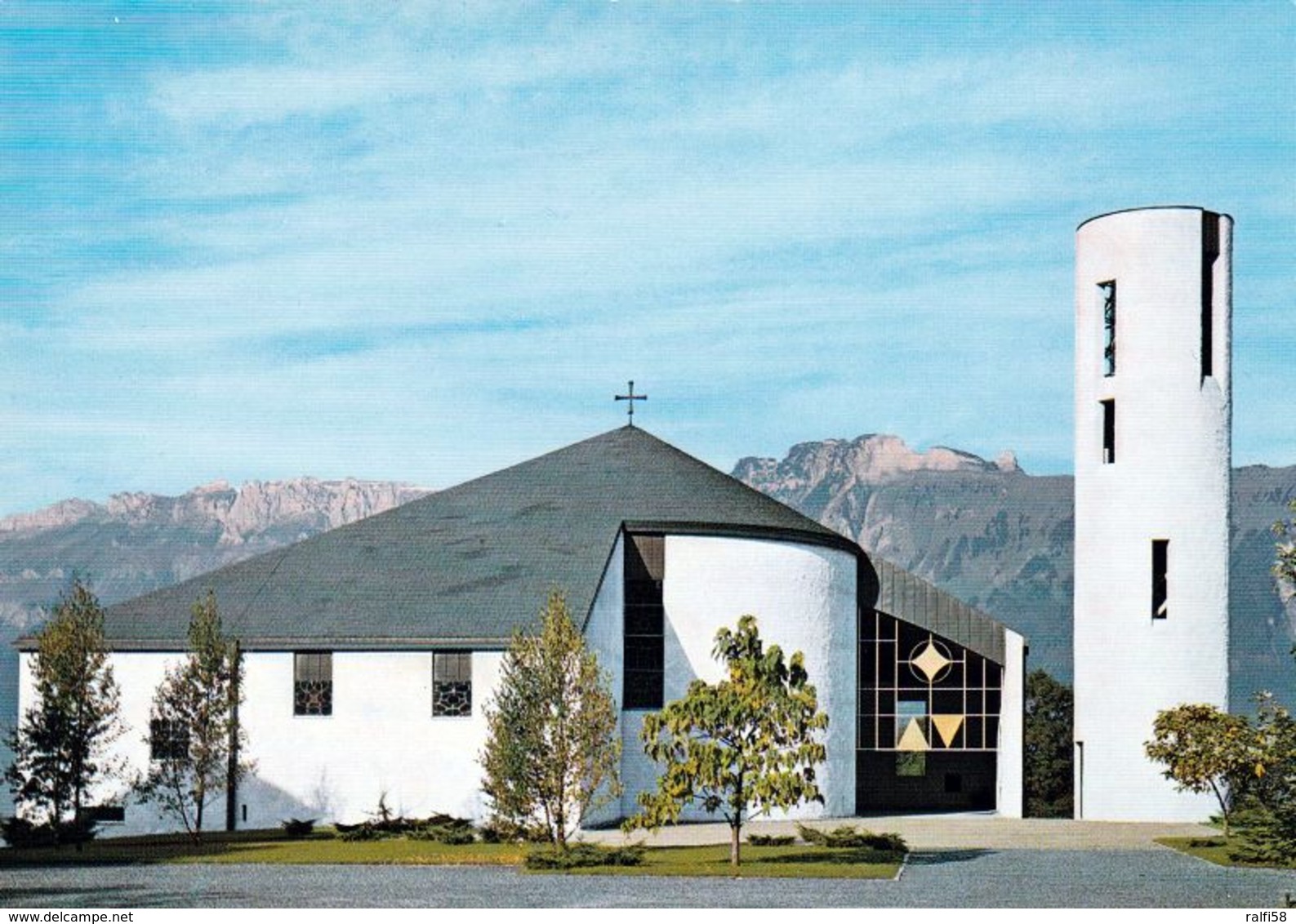 1 AK Liechtenstein * Die Pfarrkirche Zum Unbefleckten Herzen Mariä Im Ortsteil Mittelschellenberg * - Liechtenstein