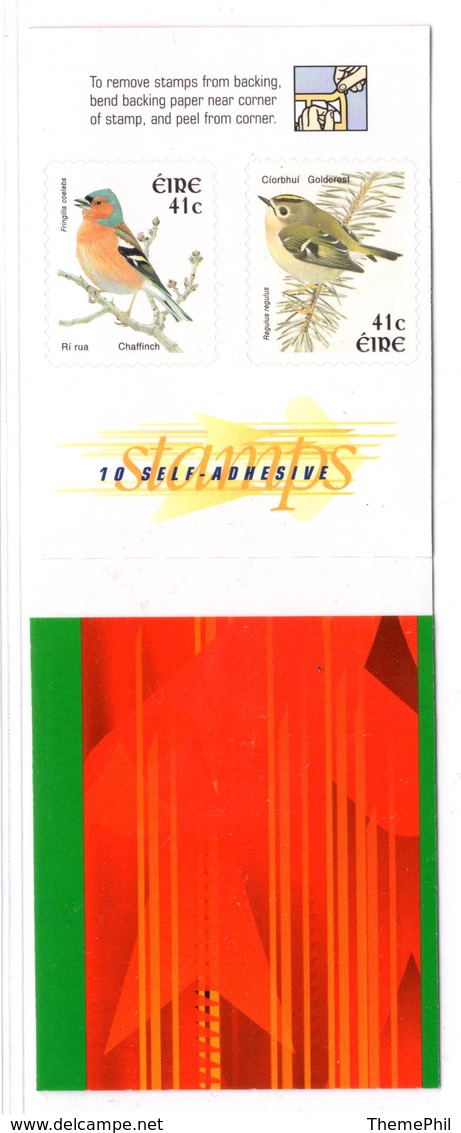 Ireland Ierland Eire 2002 R MNH Booklet Birds Oiseaux Vogels Vögel Pájaros Ptitsy Passarinhos Ptáci Chaffinch Goldcrest - Pájaros Cantores (Passeri)