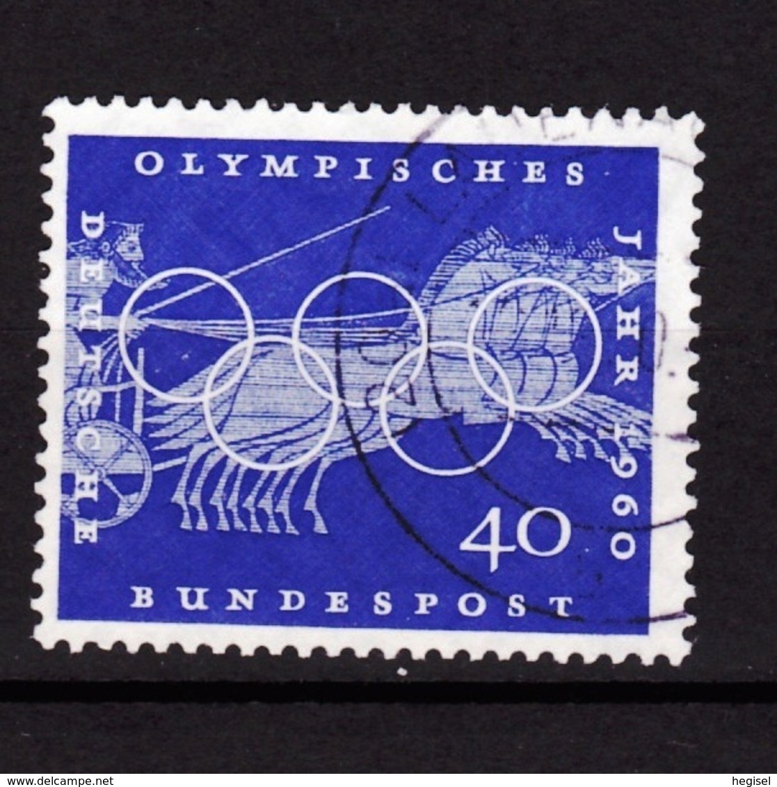 1960, Deutsche Bundespost, "Olympisches Jahr 1960", Gebraucht - Sommer 1960: Rom