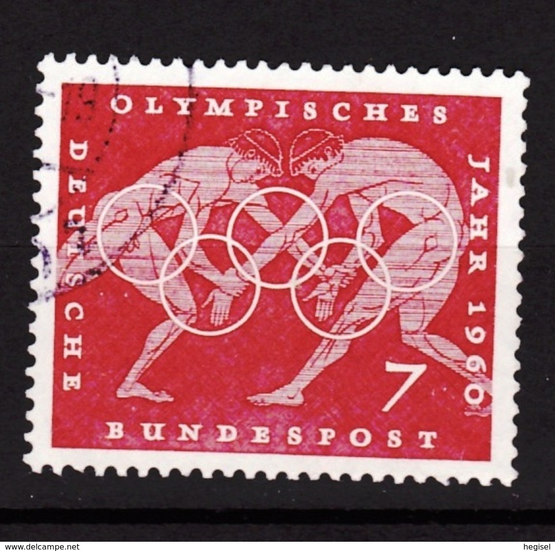 1960, Deutsche Bundespost, "Olympisches Jahr 1960", Gebraucht - Sommer 1960: Rom