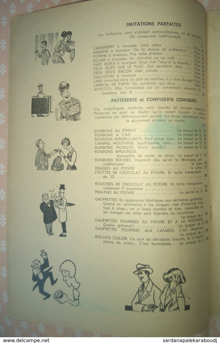 [ JOUETS, JEUX ] Catalogue 1960 Farces & Attrapes + Magie + 4 Pp Films érotiques - RARE Et Surprenant ! - Autres & Non Classés