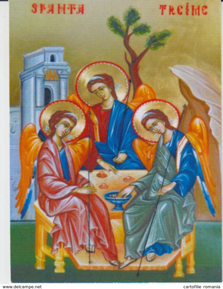 Saint Trinity Orthodox Icon 89/66 Mm - Saints