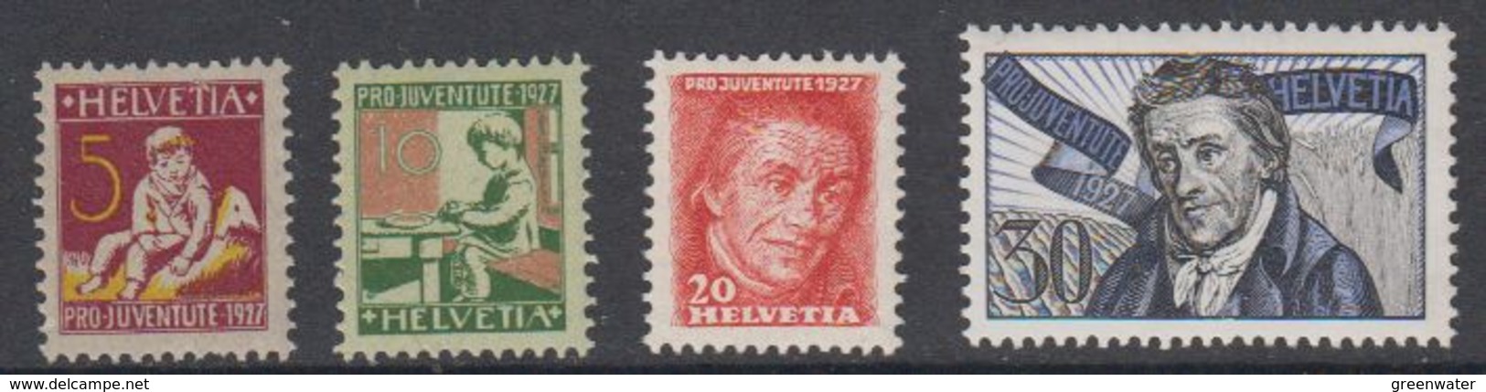 Switzerland 1927 Pro Juventute 4v ** Mnh (44121H) - Ongebruikt