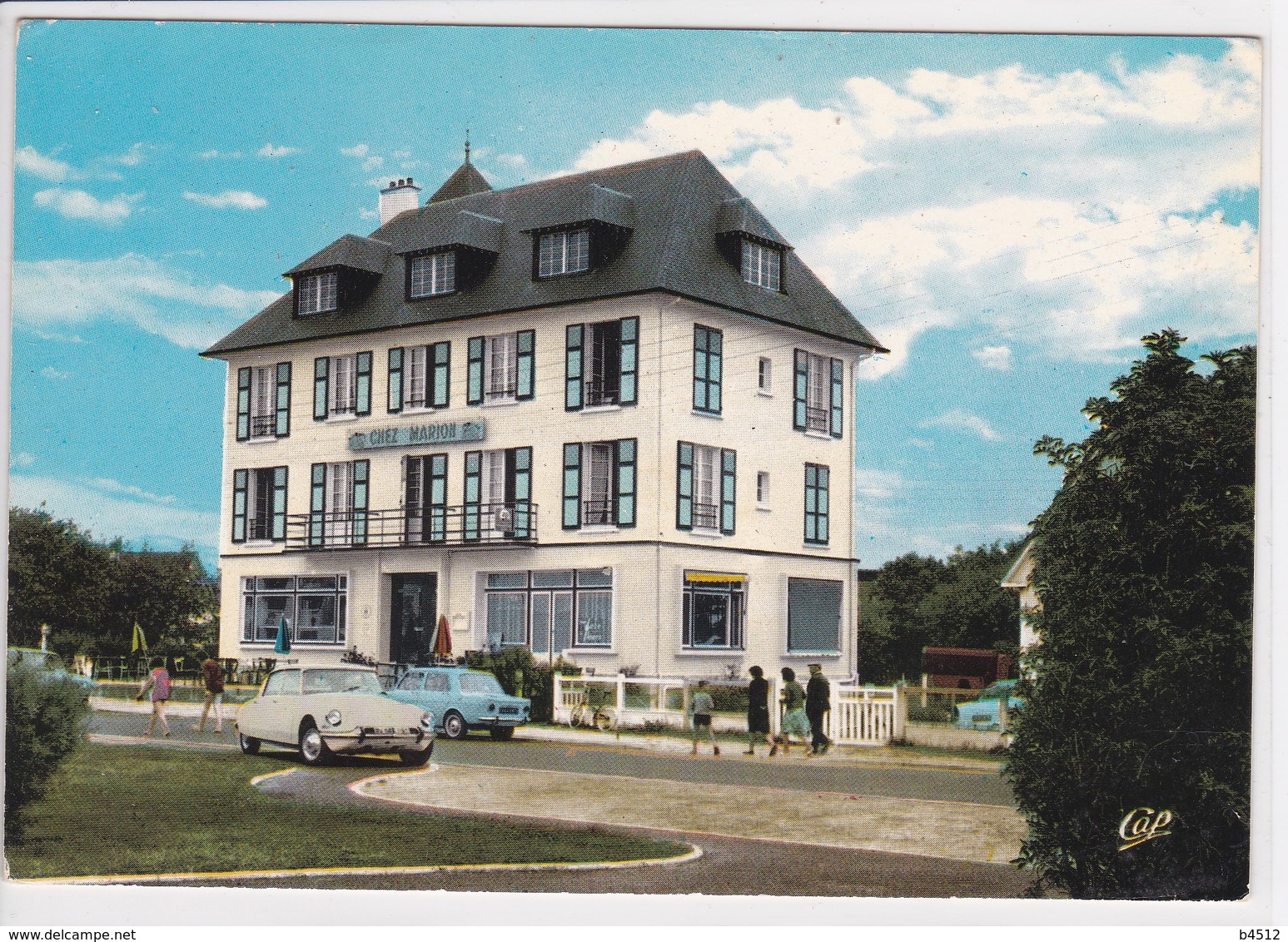 14 FRANCEVILLE Chez Marion Hôtel Restaurant , Voiture Année 1960 Simca 1000 ,Citroen DS - Other & Unclassified