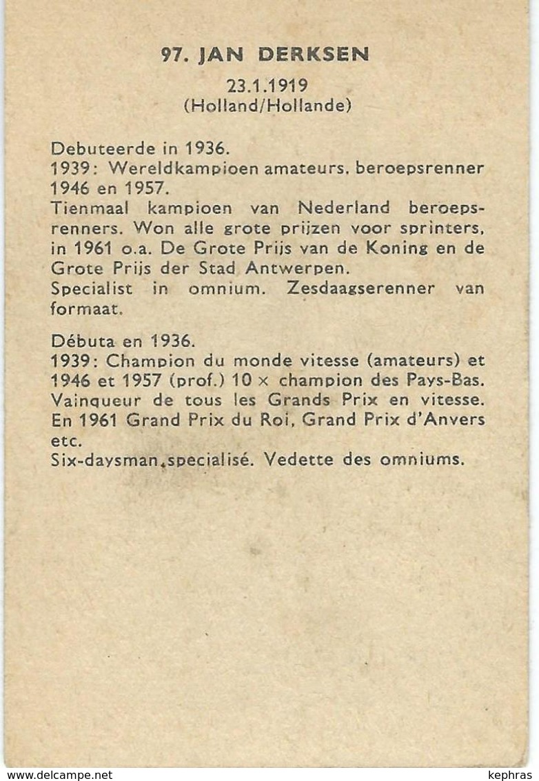 Lot de 28 chromos - Thème Vélo - Cyclisme - Coureur - Voir scan recto et verso