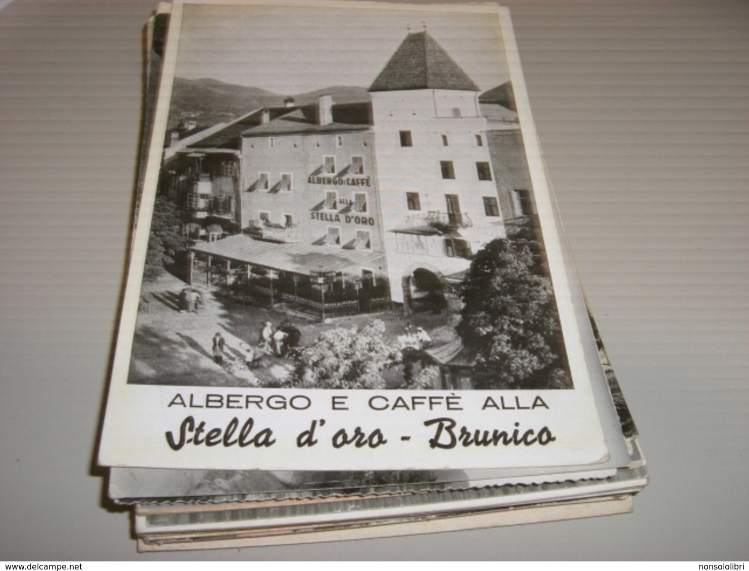 CARTOLINA ALBERGO E CAFFE' ALLA STELLA D'ORO -BRUNICO - Bolzano