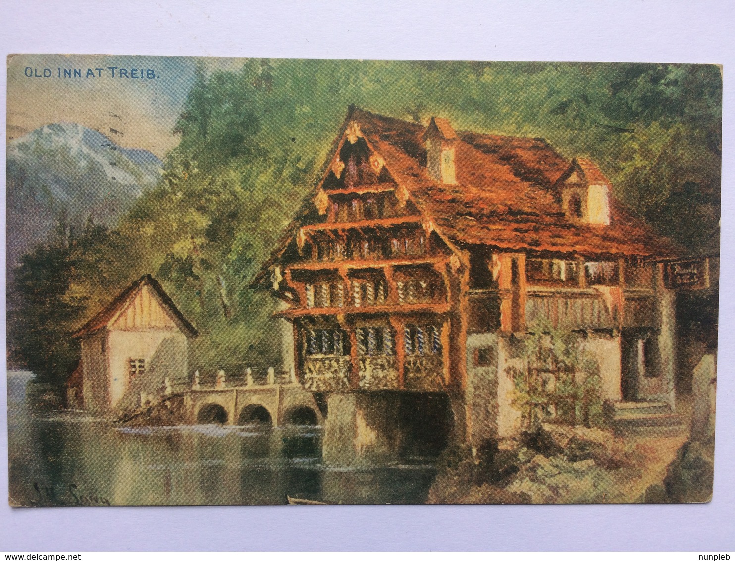 SWITZERLAND - Old Inn At Treib - 1913 - Photocrom - Other & Unclassified