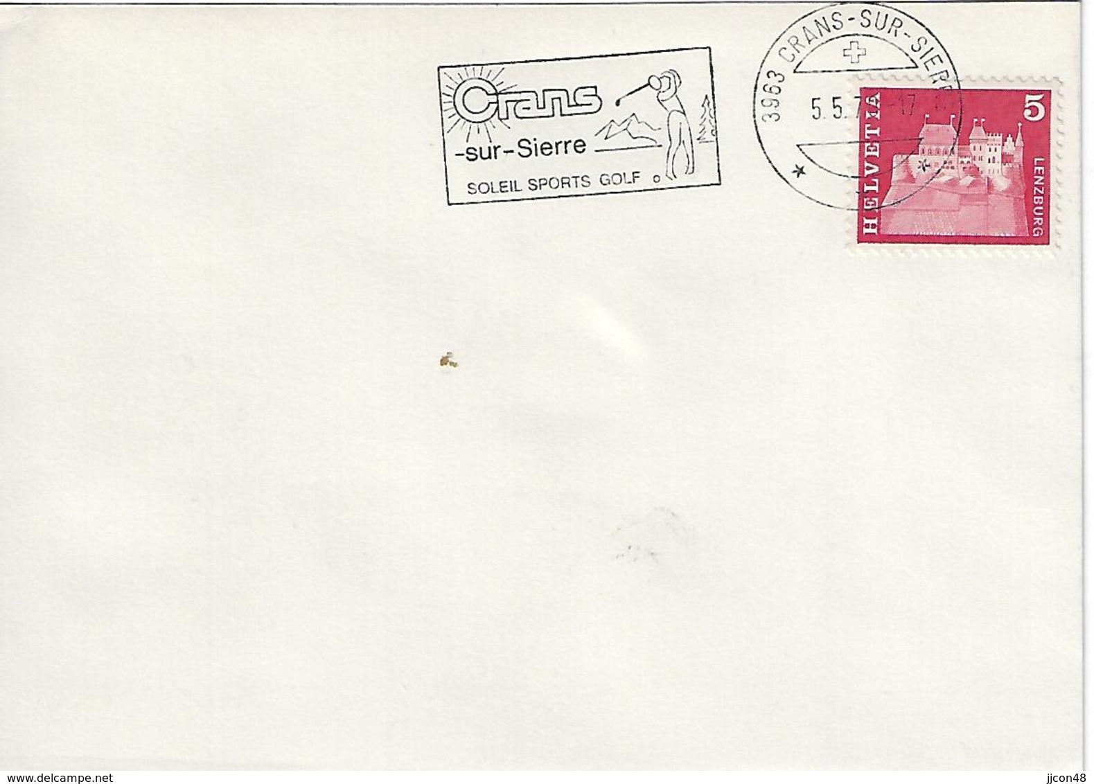 Switzerland 1970  CRANS-SUR-SIERRS  5.5.70  Mi.878 - Postmark Collection