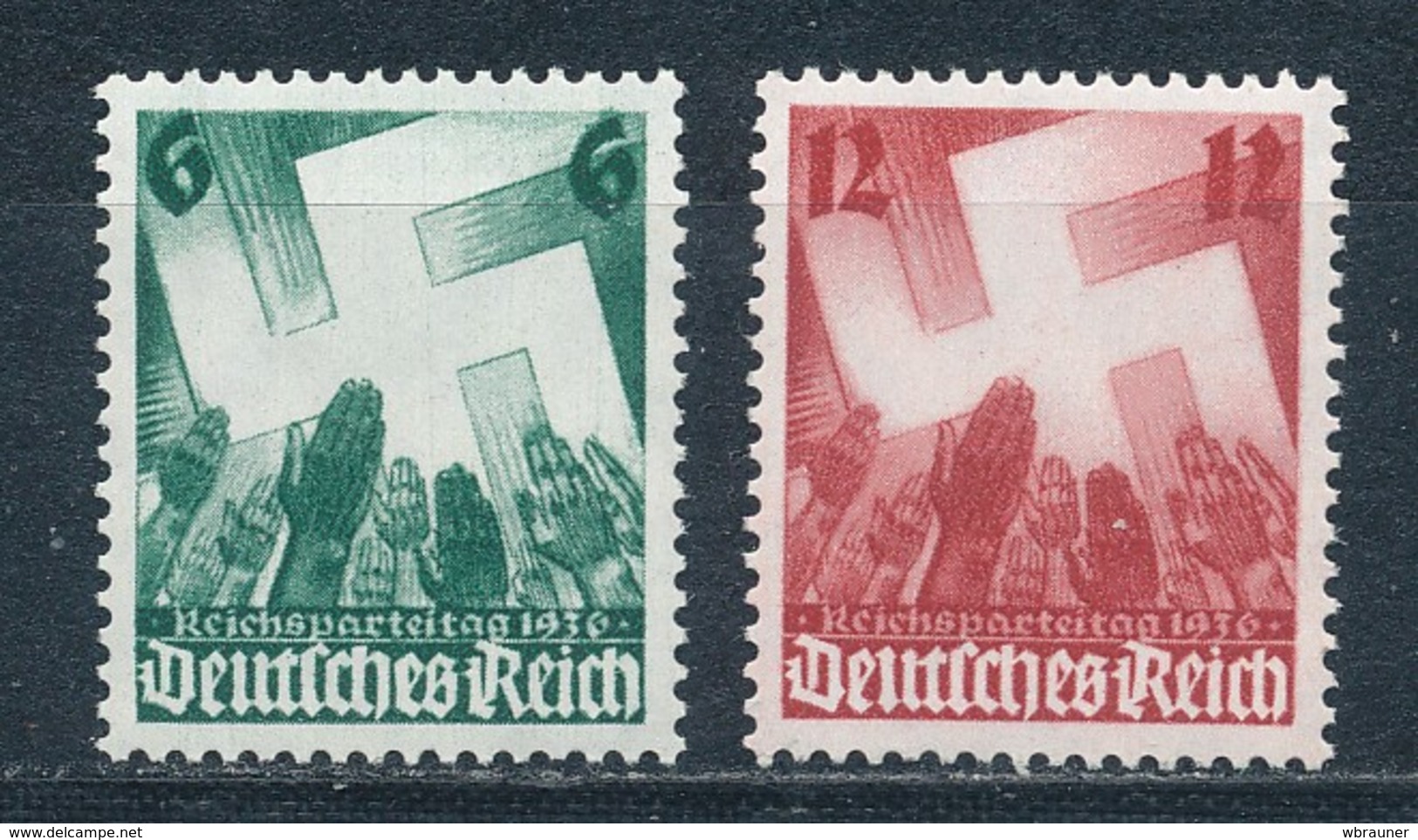 Deutsches Reich 632/33 ** Mi. 14,- - Nuovi