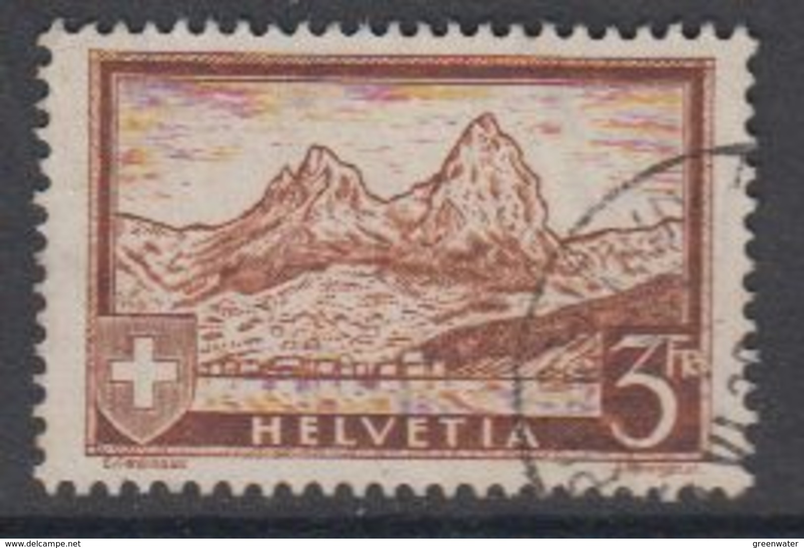 Switzerland 1931 Definitive / Mythen 3Fr 1v Used (44123E) - Gebruikt