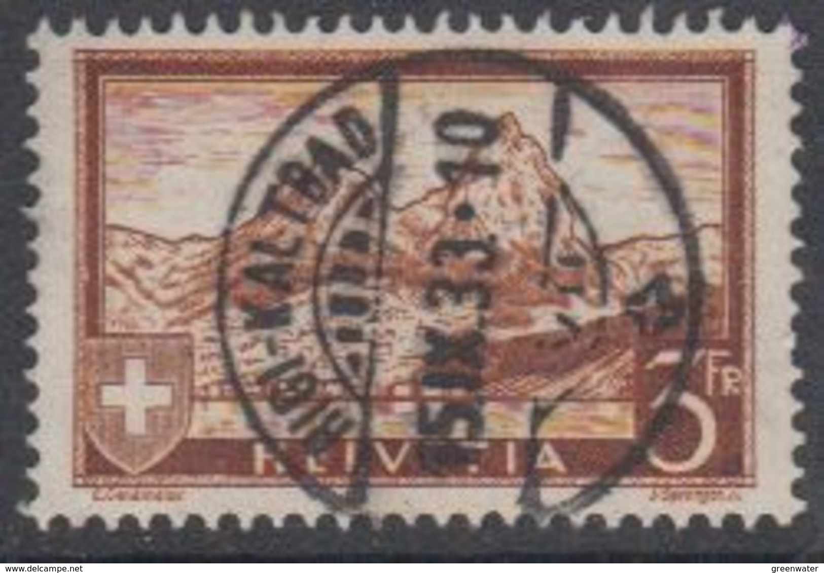 Switzerland 1931 Definitive / Mythen 3Fr 1v Used (44123F) - Gebruikt