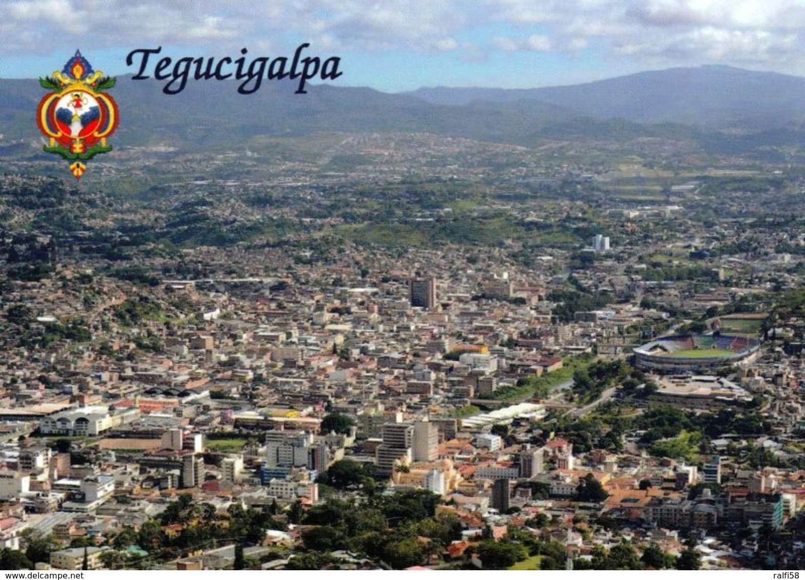 1 AK Honduras * Blick Auf Tegucigalpa - Hauptstadt Von Honduras - Luftbildaufnahme * - Honduras