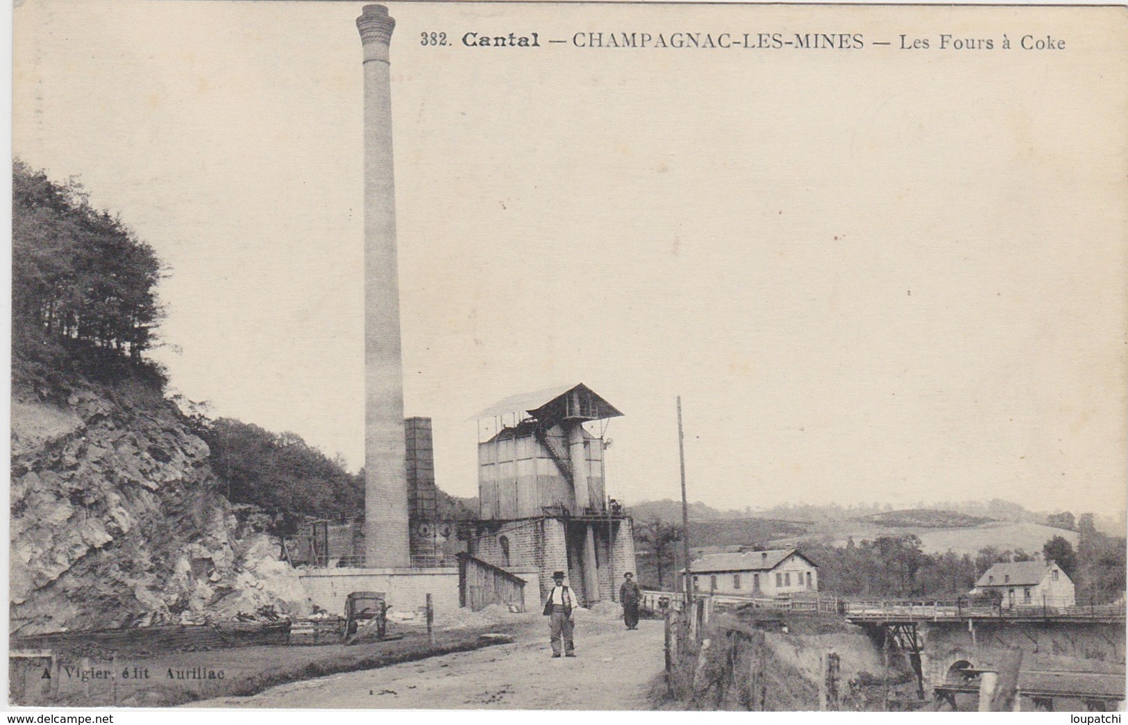 CHAMPAGNAC LES MINES LES FOURS A COKE ( VIGIER ) - Autres & Non Classés