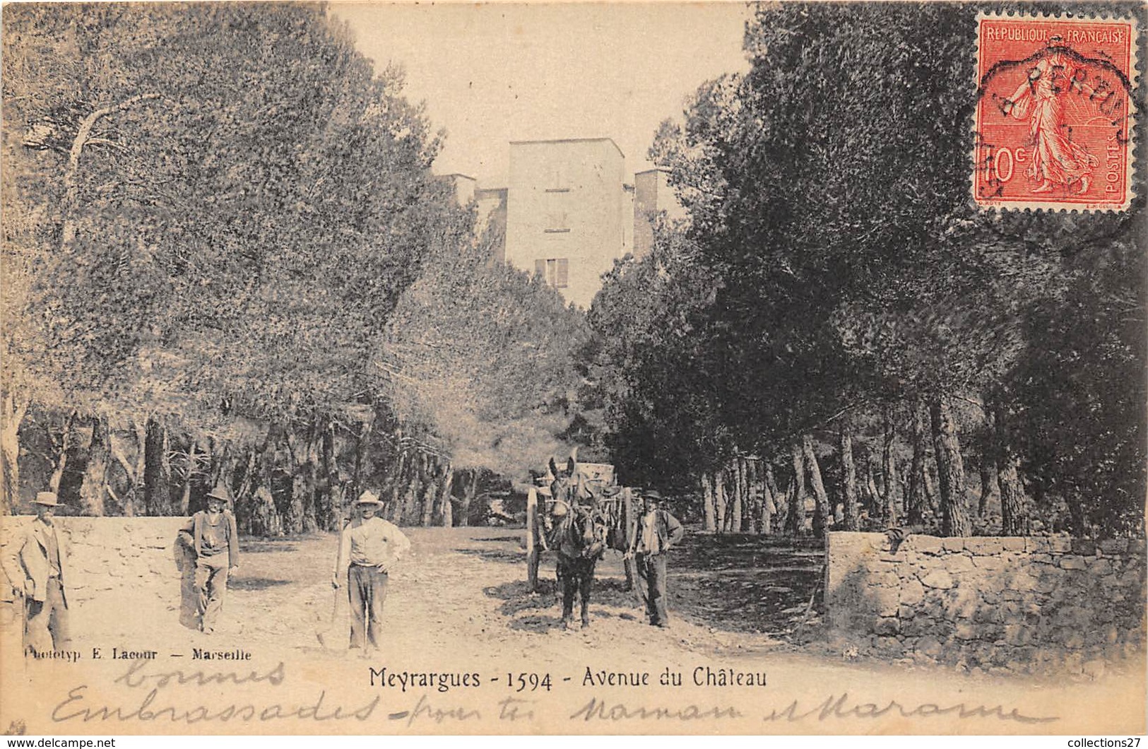 13-MEYRARGUES- AVENUE DU CHATEAU - Meyrargues