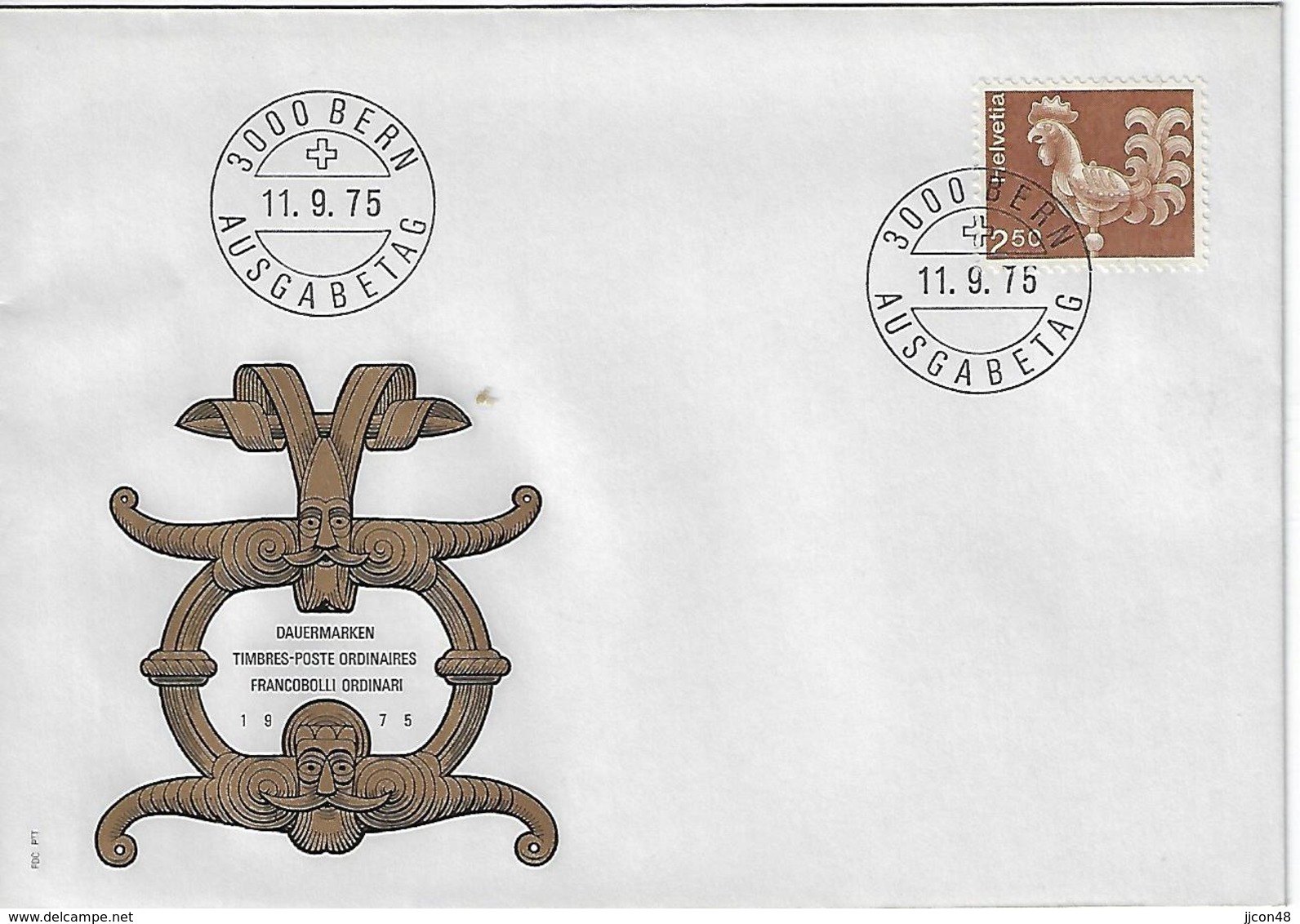 Switzerland 1975  BERN  11.9.75  FDC  Mi.1057 - FDC