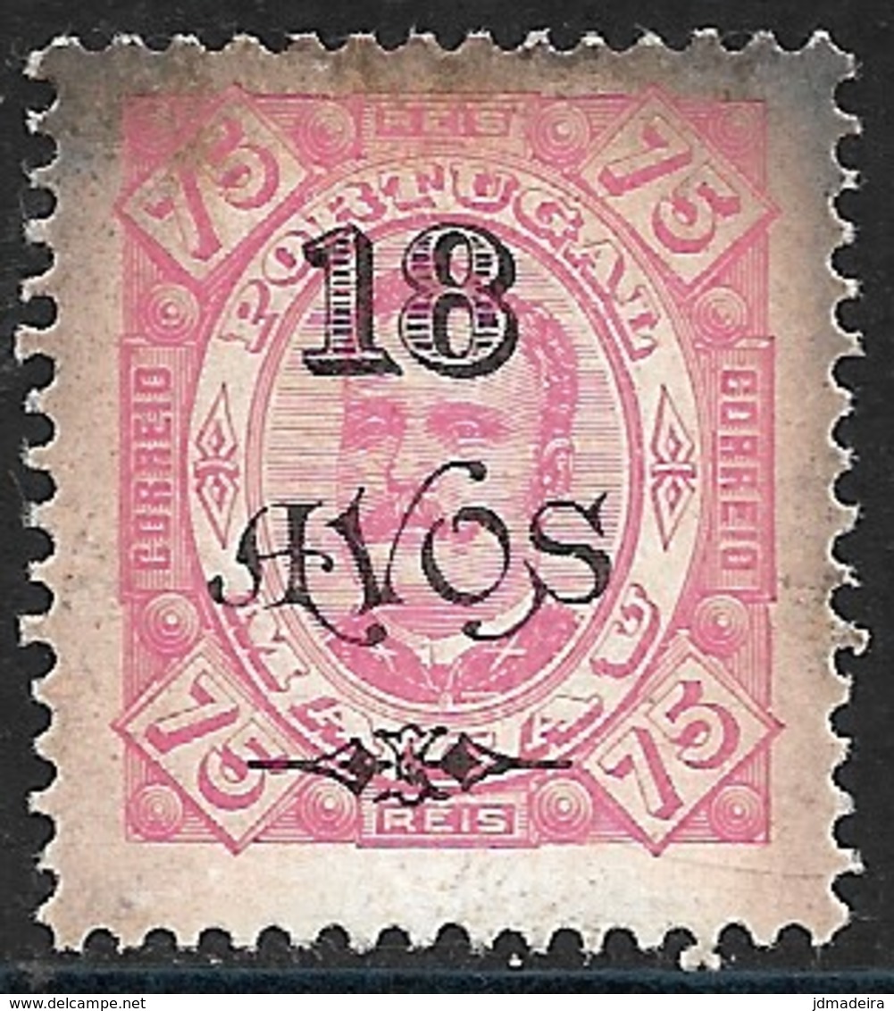 Macao Macau – 1902 King Carlos Surcharged 18 Avos - Usados