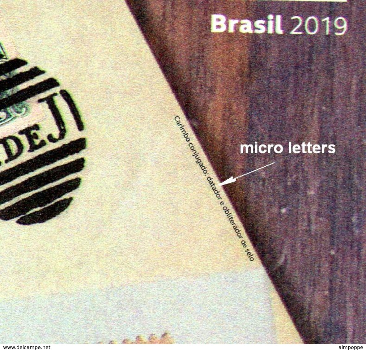 Ref. BR-V2019-16 BRAZIL 2019 - HISTORY, BRAZILIAN EMPIRE�S, POSTMARKS, MARCOPHILY, PHILATELY, MNH,1V - Timbres Sur Timbres