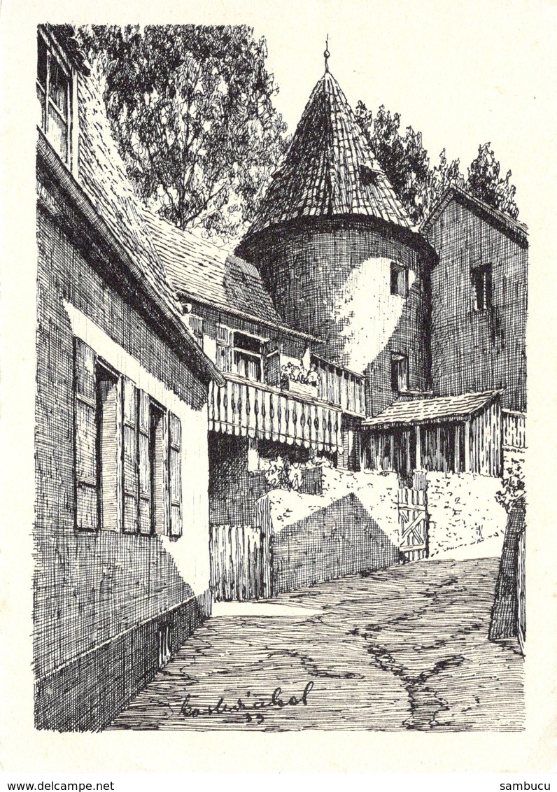 Karl Winkel - Die Bayrische Heimat - Amberg Oberpfalz Am Henkersbergl Ca 1930-40 - Amberg