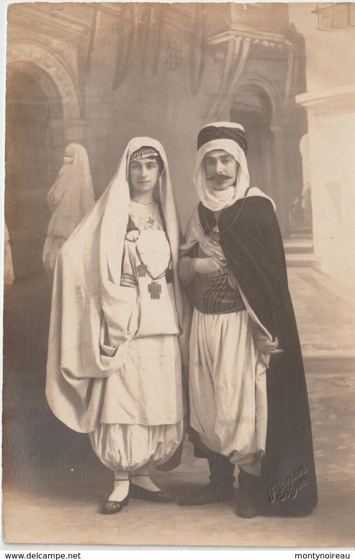 Algérie  :  ALGER , Portrait , Photo  J.  Geiser  1914 - Algerien