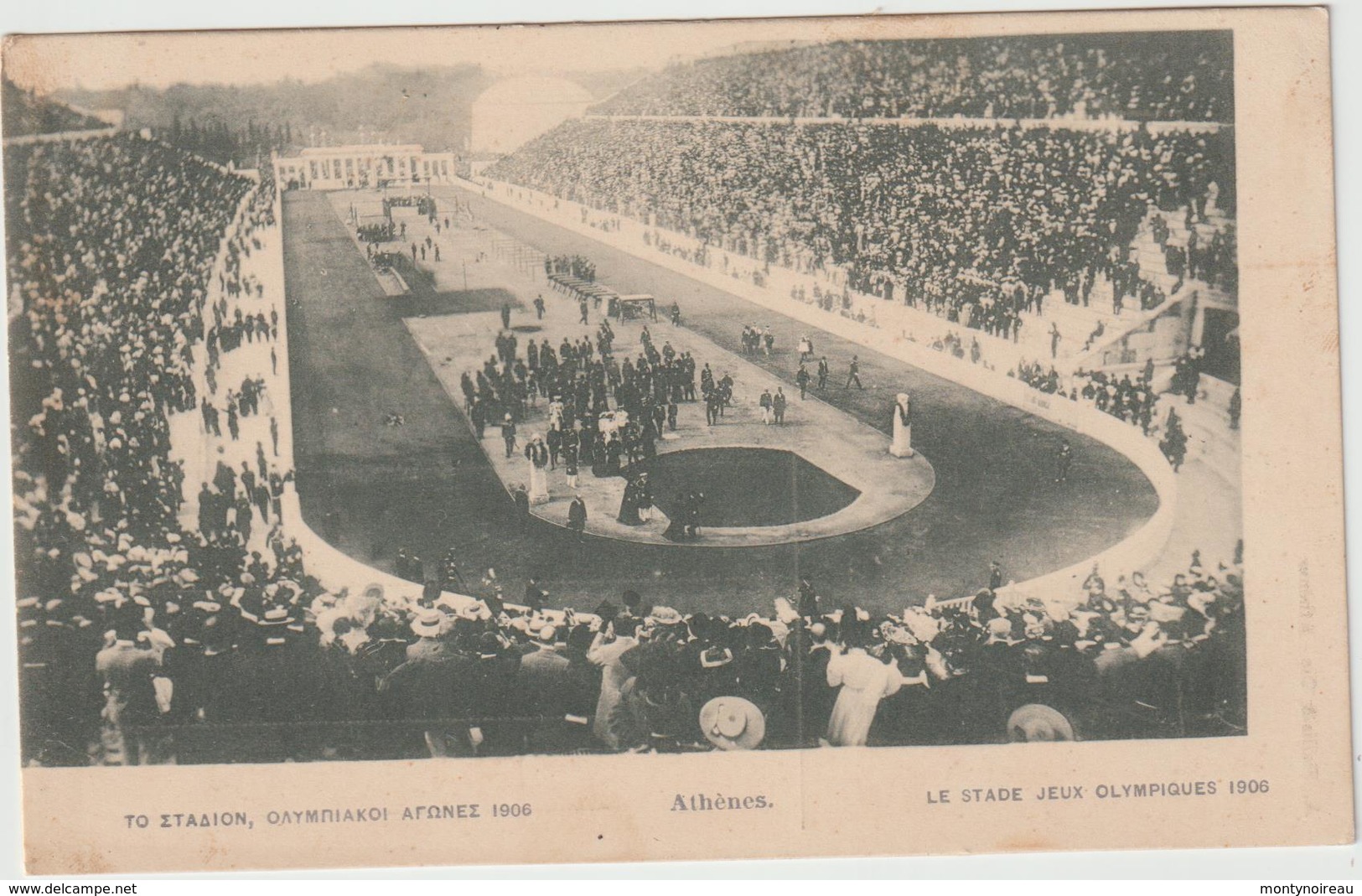 Gréce : Athénes :    Vue , Stade   Jeux  Olympiques  1906 - Grèce