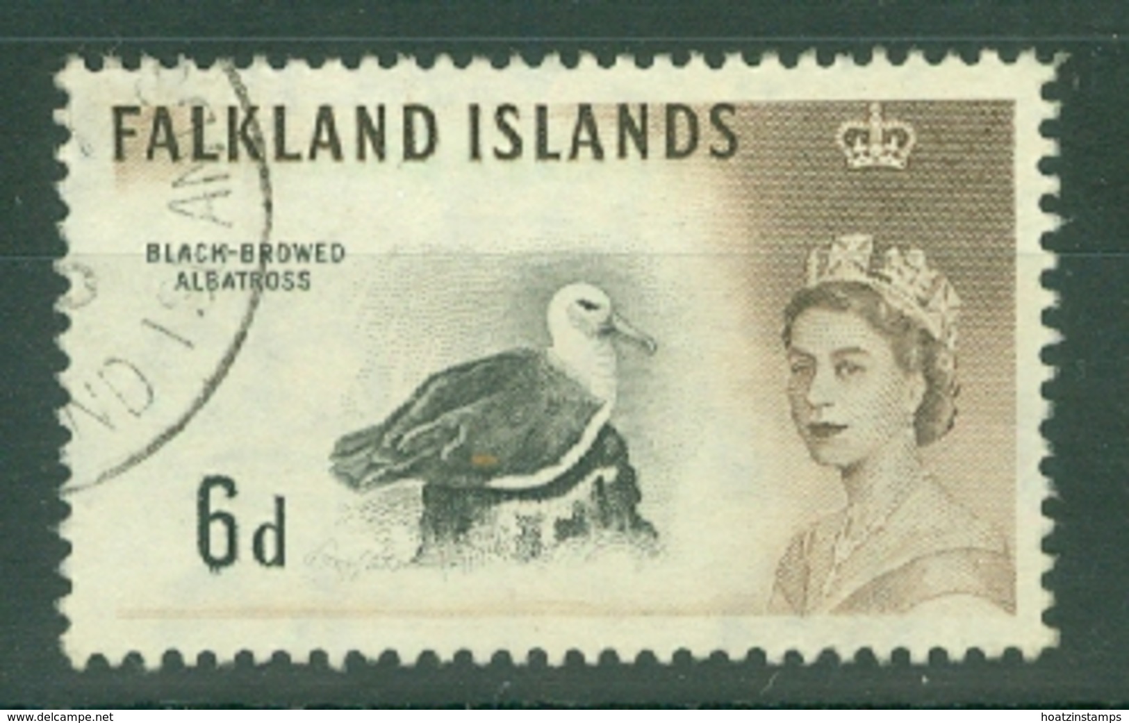 Falkland Is: 1960/66   QE II - Birds   SG200    6d      Used - Falkland Islands