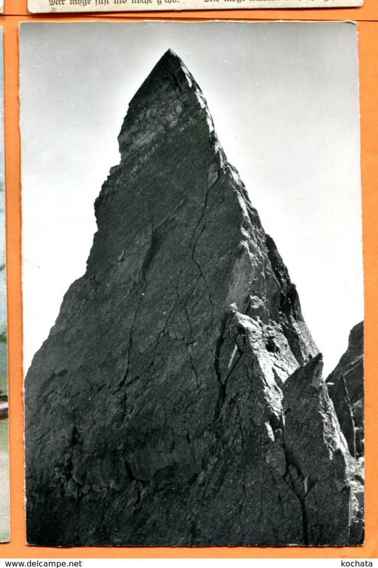 SPR685, Jägigrat, Grosser Gendarm, Saas Grund, 16815, édit. Klopfenstein, Circulée 1969 Timbre Décollé - Saas-Grund