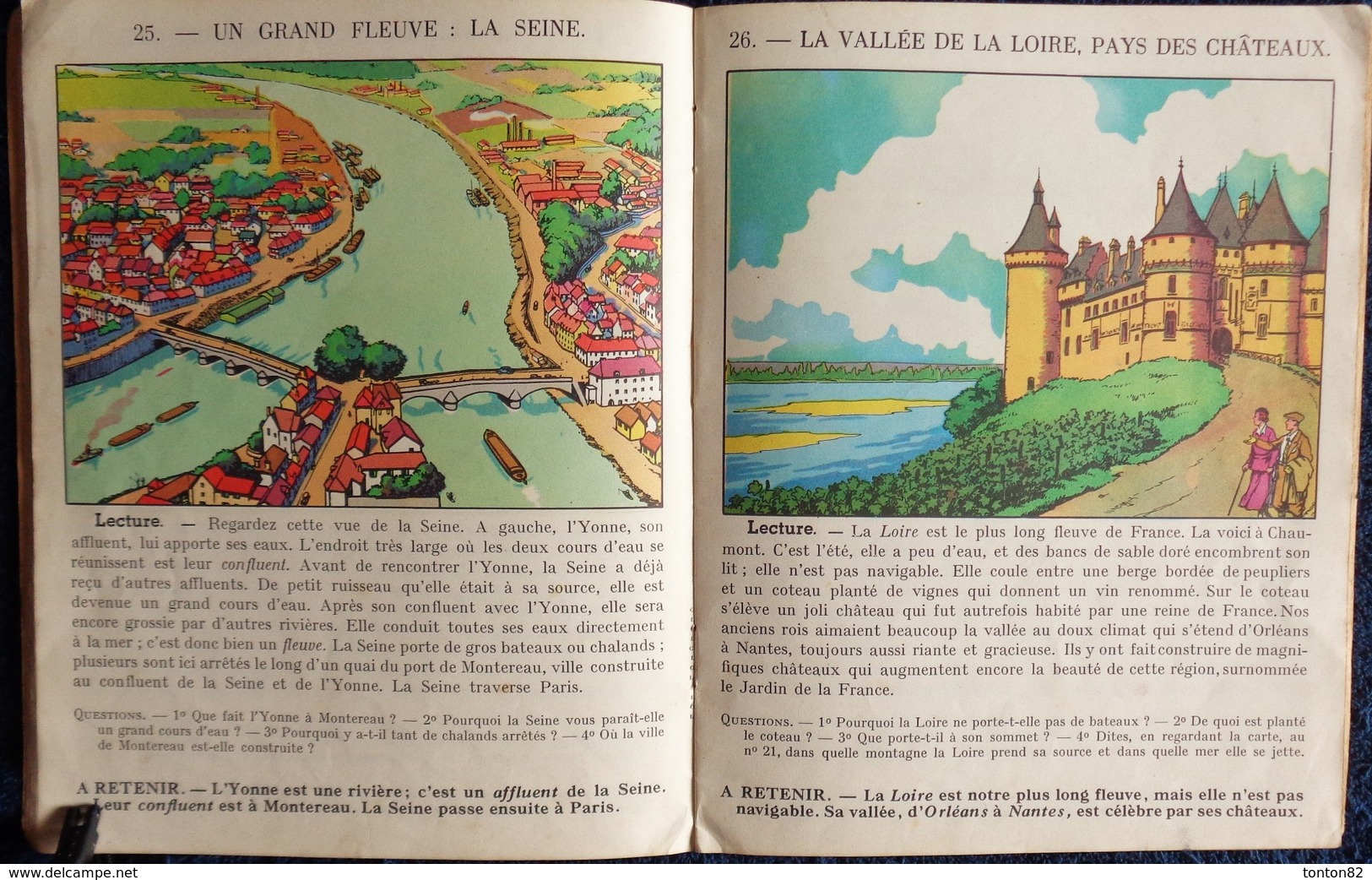 Blin / Kuhn / Ozouf - Mon Premier Livre de Géographie - Librairie Delagrave - ( 1958 ) .