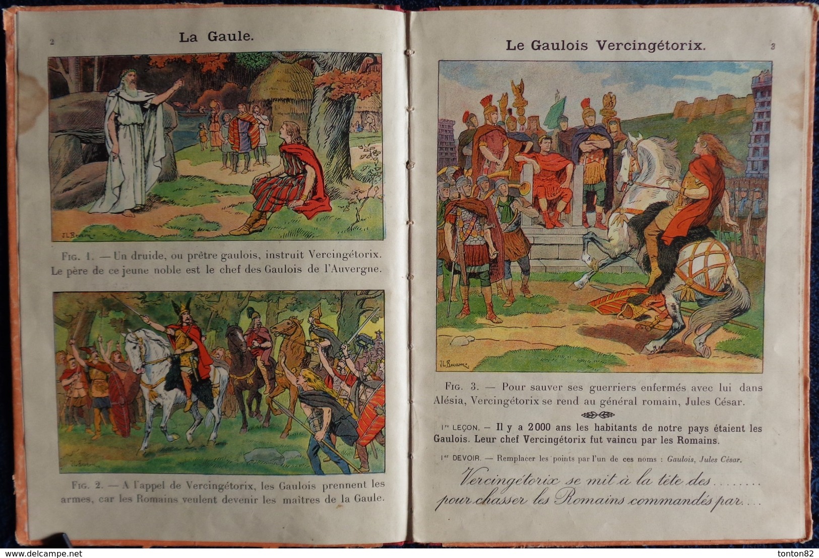 Cours Gauthier - Deschamps -  HISTOIRE DE FRANCE EN IMAGES - Librairie Hachette - ( 1933 ) . - 6-12 Ans